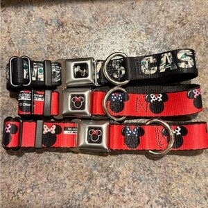 Disney Mickey Mouse Red and Black Pet Collars